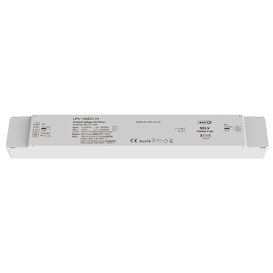 150W-24V-DALI-LED-Driver 1 Constant Voltage DALI 2 150W CV DALI 12V LED Driver