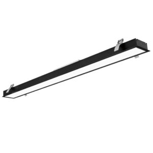Black DALI Recessed Linear Light