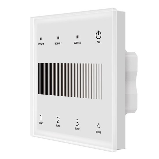 TD1-4S 4 Zones Wall Mounted DALI Lighting Control Panel 4 Zones Wall Mounted DALI Lighting Control Panel