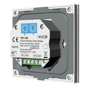 4 Zones Wall Mounted DALI Lighting Control Panel