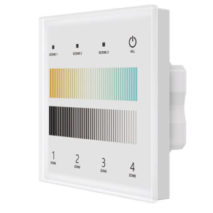 4 Zones Wall Mounted 3CCT Controller DALI TouchPanel