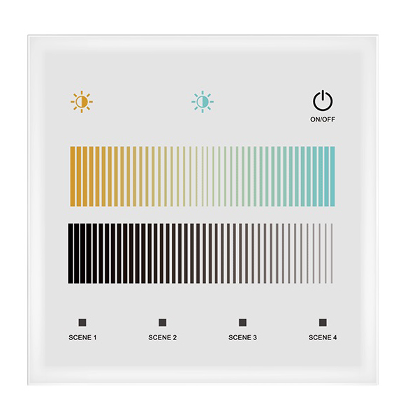 1 Zone Wall Mounted 3CCT Control DALI Touch Panel