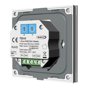 1 Zone Wall Mounted Control RGB DALI Touchpanel