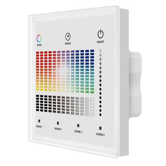 TD4-S 1 Zone Wall Mounted Control RGBW DALI Touchpanel 1 Zone Wall Mounted Control RGBW DALI Touchpanel