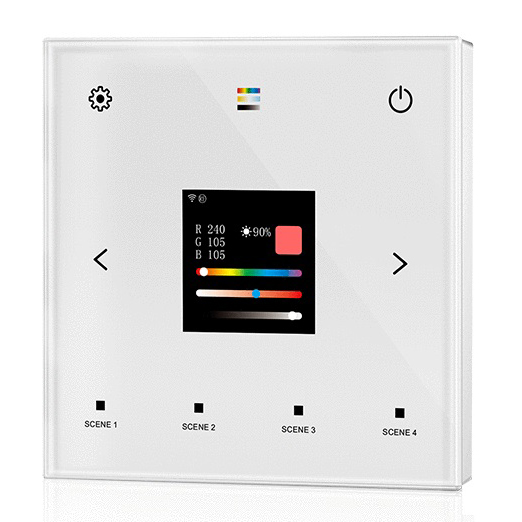 Wall Mounted RF Wifi DALI Touch Panel