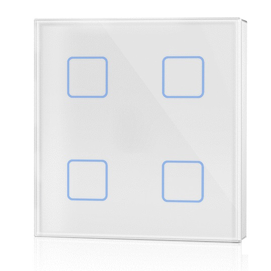 4 Button Wall Mounted Controller DALI Touchpanel