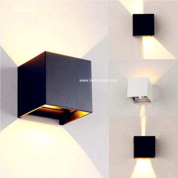 DALI Wall Light IP65 Up and Down CUBE Outdoor